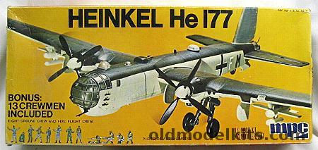 MPC 1/72 Heinkel He-177 A-5 Grief - With 13 Crewmen And HS293 Guided Missile, 2-0303 plastic model kit